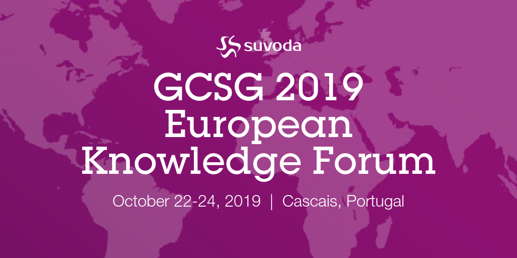 GCSG 2019 European Knowledge Forum